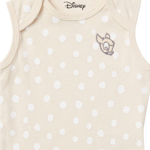 Amazon Disney Bambi🦌Nature Baby👶🏼Girls'👧🏻Sleeveless Onesies Sz Preemie - Picture 3 of 9